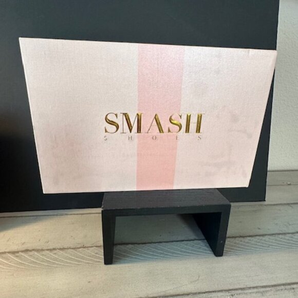 Smash Tabby Pointy Toe Heeled Sandals Wraparound Ankle Straps Nude NEW 11 NWT - Picture 4 of 8